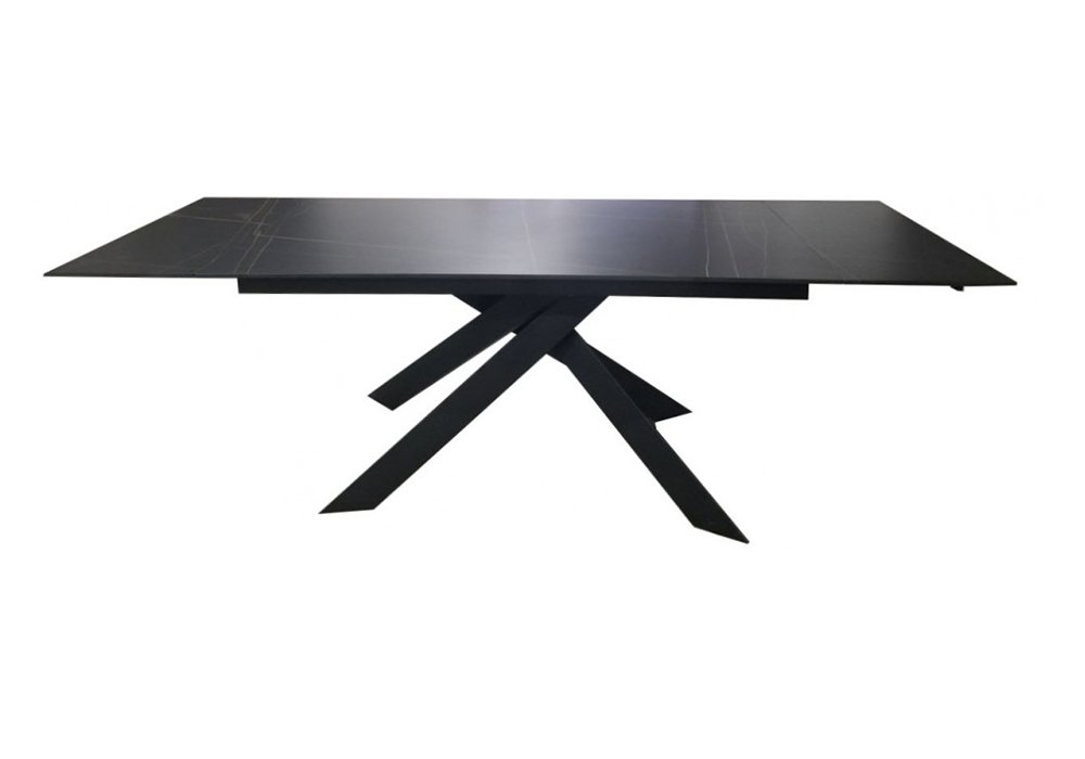 Кухонный раскладной стол Gracio Lofty Black Concepto, Ширина 240см, Глубина 90см