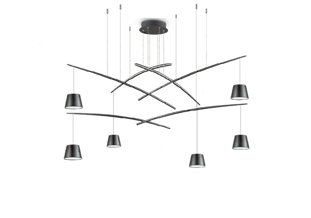 Люстра FISH SP6 Ideal Lux, Тип Подвесная, Источник света Светодиодная лампа