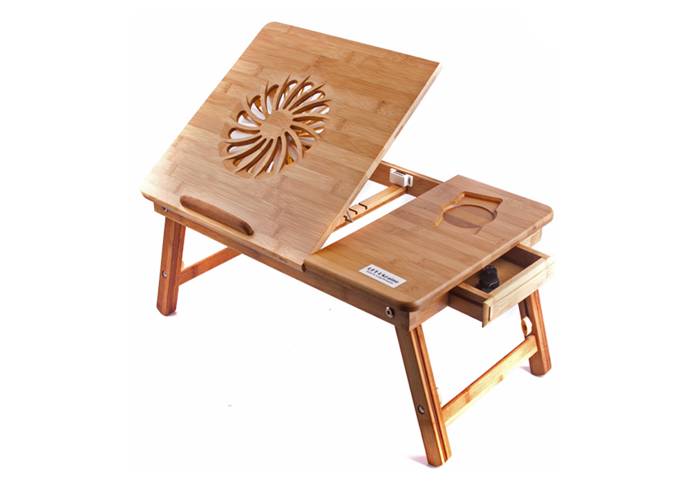 Бамбуковый столик для ноутбука Т 25 UFT, Тип Прямой, Ширина 54см