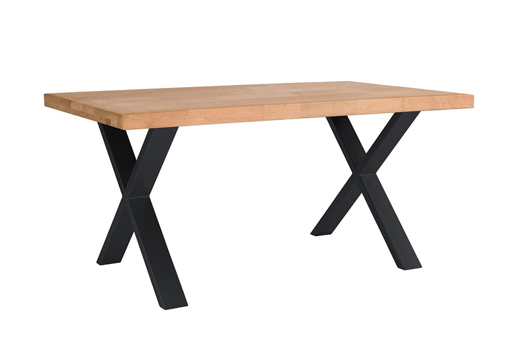 Обеденный стол X-1 160 Mobler, Глубина 100см, Высота 76см, Тип Обеденный