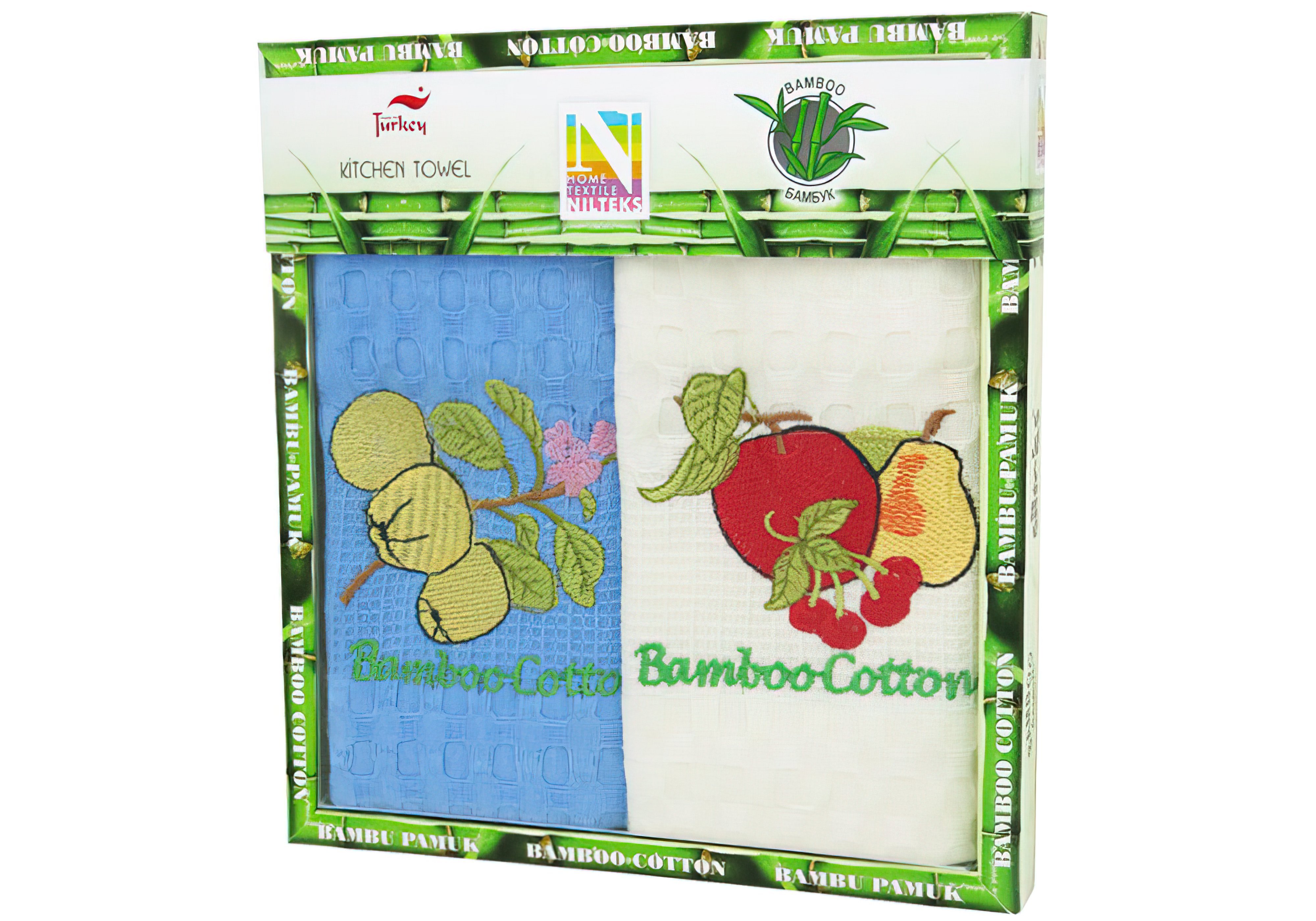 Набор кухонных  полотенец "Bamboo-cotton 2 01" Nilteks