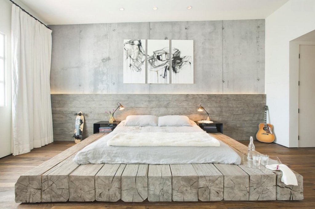 деревянный подиум для кровати